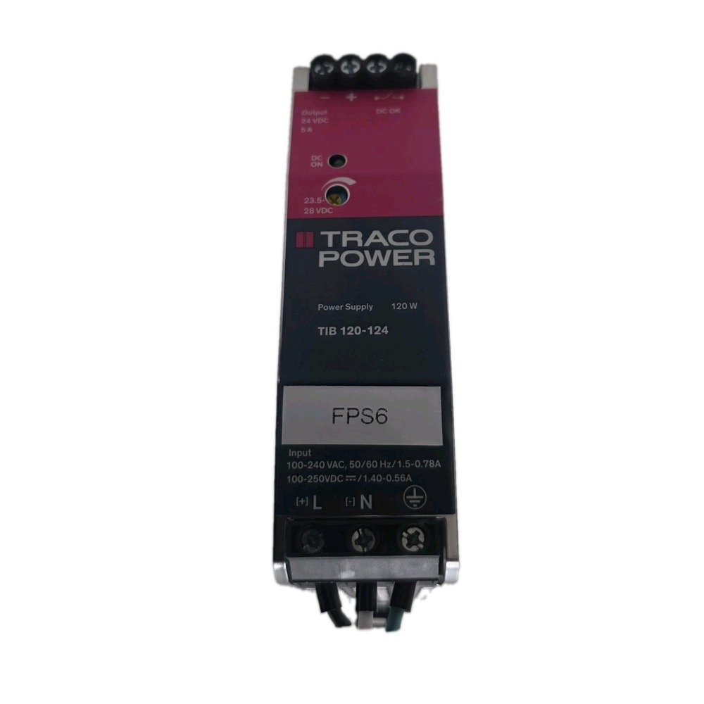 TRACOPOWER TIB Switched Mode DIN Rail Power Supply,  ac Input, 24V dc dc Output,